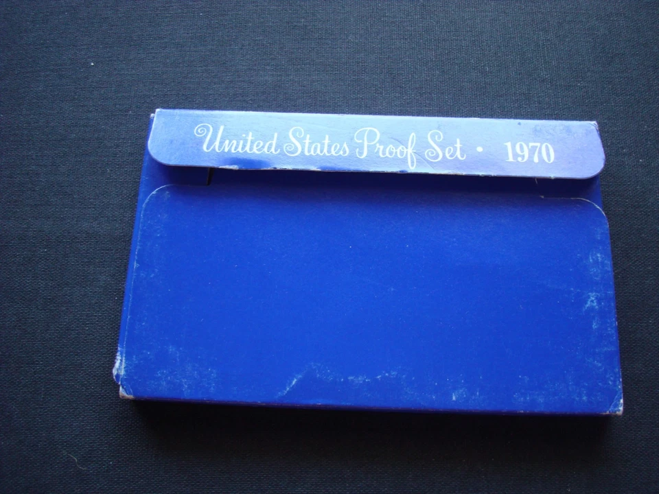 TOP USA Proof Set Kursmünzensatz von 1970 im Plastikfolder! Uncirculated Coin Se - Bild 3 von 3