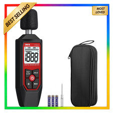 Decibel Meter Portable Digital Sound Level Meter 30-130dB A-Weighted with