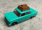 Vintage Matchbox Lesney No.56 Fiat 1500 green sedan with luggage rack