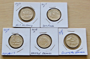 5- U.S. National Park Quarters (6P6-10) mix Uncirculated Quarters see list!