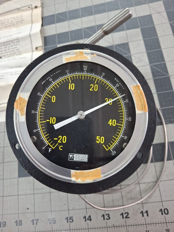 THERMOMETER 4.5" D | 0/120F - 20/50C