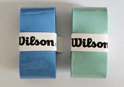 3 x Wilson Overgrip Tennis Racquet Grips Refill Light Blue or Turquoise