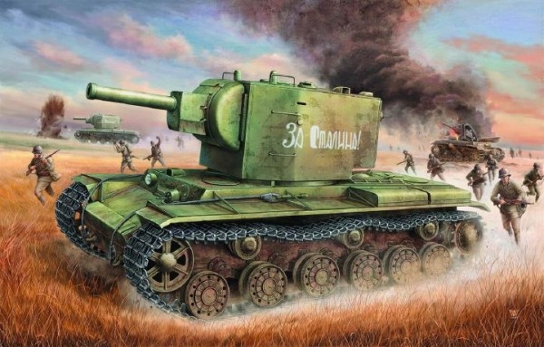 Trumpeter 00312 RUSSIAN KV-2 1/35 Model Kit