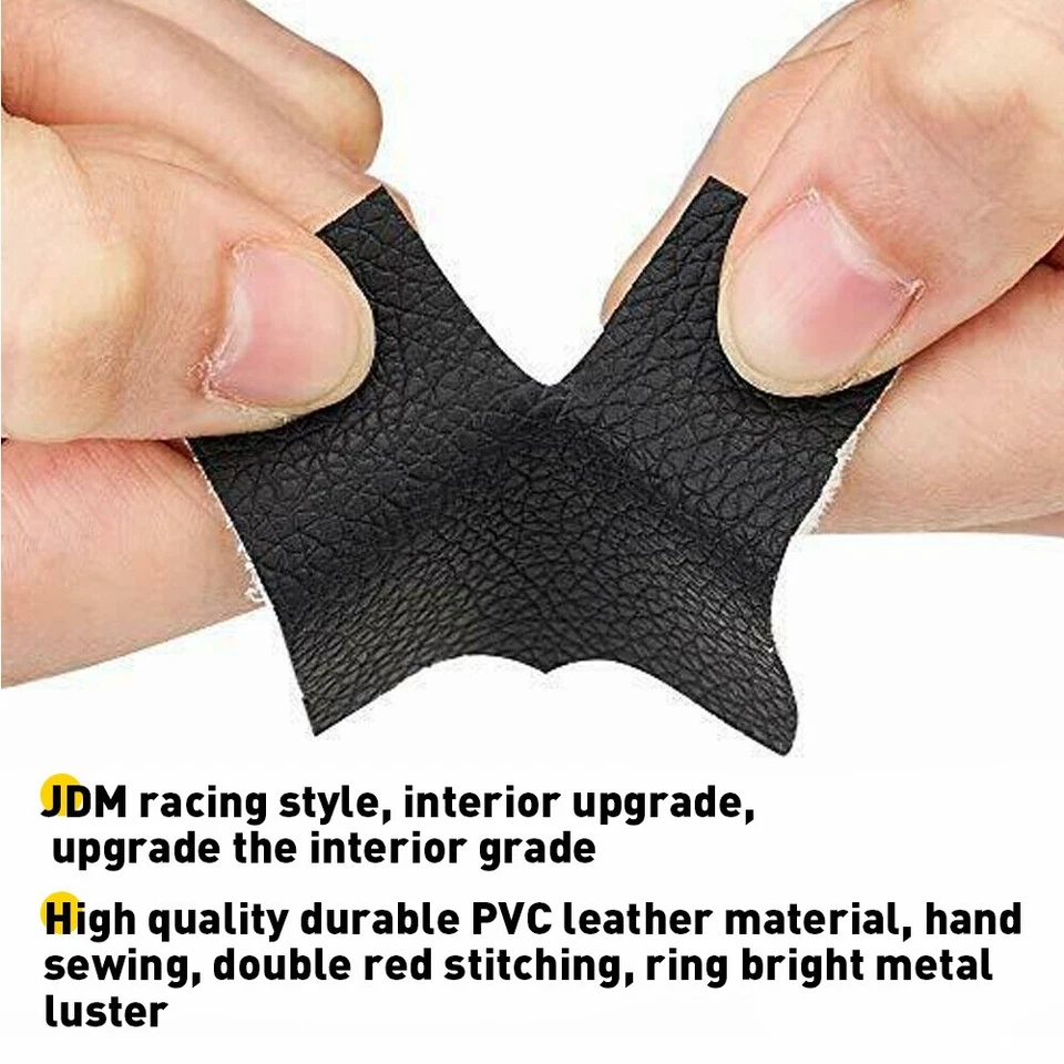 Переключатель рычаг универсальный Gear черный переключатель загрузки крышка замши красный стежок для Honda - Изображение 4 из 4