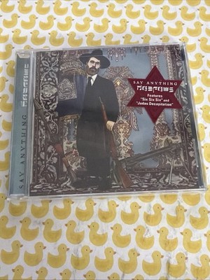 SAY ANYTHING HEBREWS CD 2014 new sealed max bemis equal vision emo punk sticker