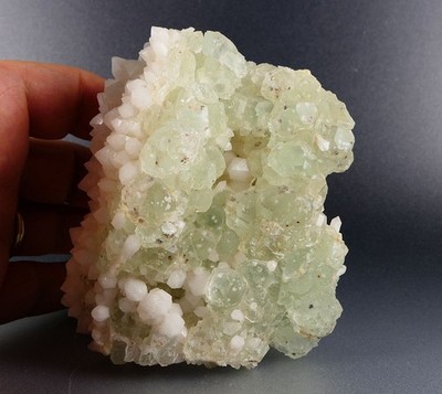 Aesthetic FLUORITE with Snow White Quartz - Dayu, China | 98 x 80 x 57 mm