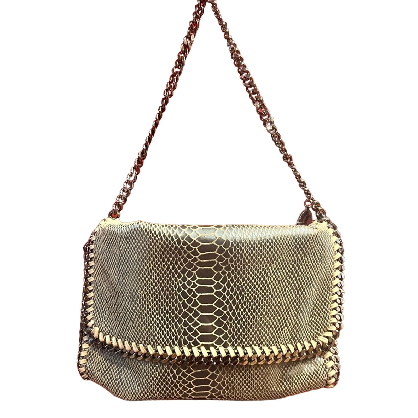 Stella McCartney Eco Python Embossed Falabella Fo… - image 4