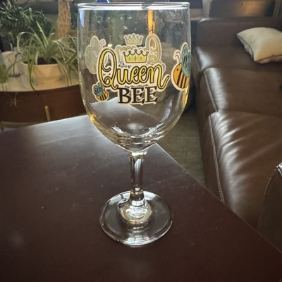 Queen bee - glass 8''