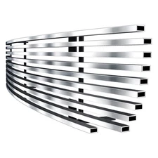 For Ford Mustang 03-04 Bumper Grille 1-Pc Chrome Polished 8x6 mm Horizontal