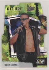 2022 Upper Deck Allure AEW Green Rainbow 77/99 Ricky Starks #59 2y5