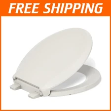 Cachet ReadyLatch Round Toilet Seat Soft Close, Almond