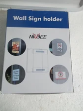 NiP Niubee Wall Sign Holder: Factory Sealed