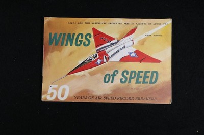 Lyons Tea Cards Wings of Speed 1961 Complete Set 24 in Album
