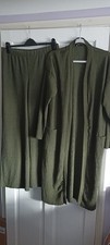 VGC Beautiful Longline Jacket & Trousers Suit Size UK18 George