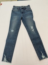 Old Navy Girls' Distresses Jeans Size 12 Straight Leg
