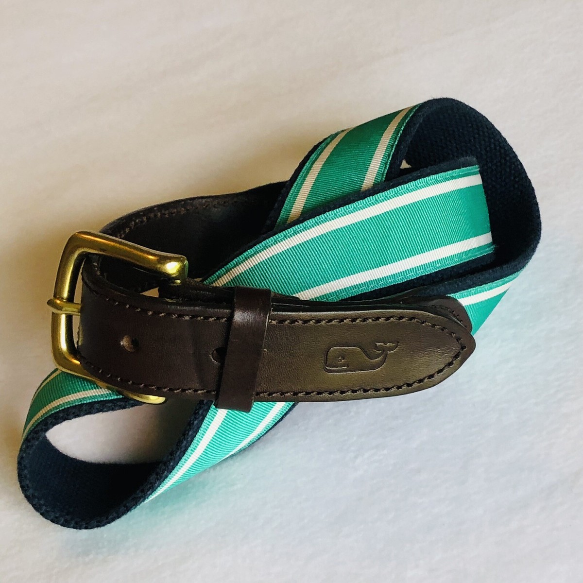 Vineyard Vines Anchor Belt Size 32 New condition Leather and Canvas Belts for Men at vineyard vines main image 3