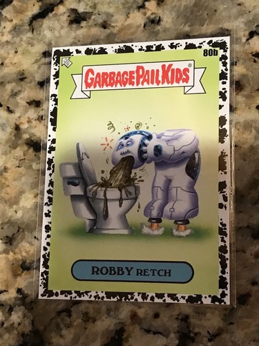 2023 GARBAGE PAIL KIDS INTERGOOLACTIC ROBBY RETCH # 80b BLACK MOONROCK ...