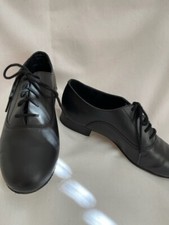 BR02 STD OXFORD BLACK LEATHER BY CAPEZIO 7 MEDIUM 1" HEEL
