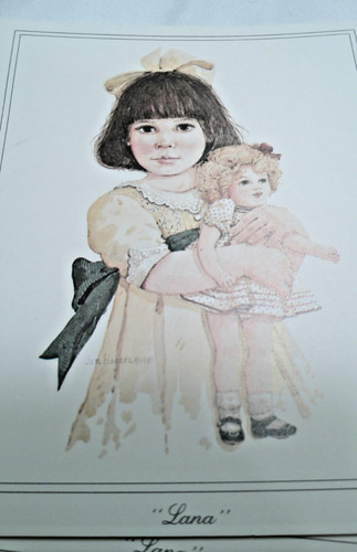 B&J art designs  "Lana" Stationary Set Designed from Watercolor by Jan Hagara 