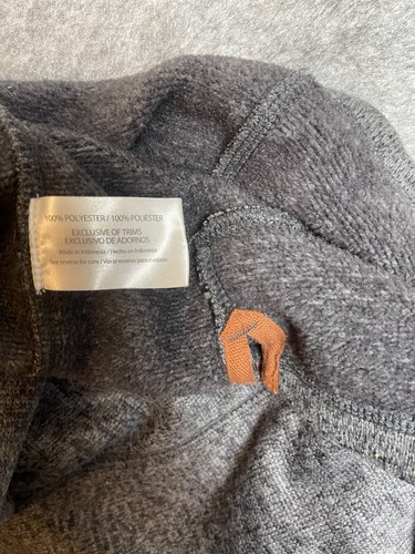 Woolrich Fleece Vintage Snap T Pull Over Outdoor Jacket, Gray, Mens L Defect - Picture 16 of 16