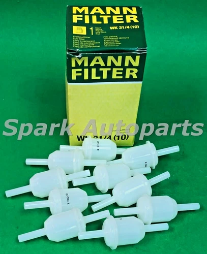 Lot of 10 Fuel Filter MANN WK 31/4 For MERCEDES-BENZ S350, 300SD, 190D, 300SDL