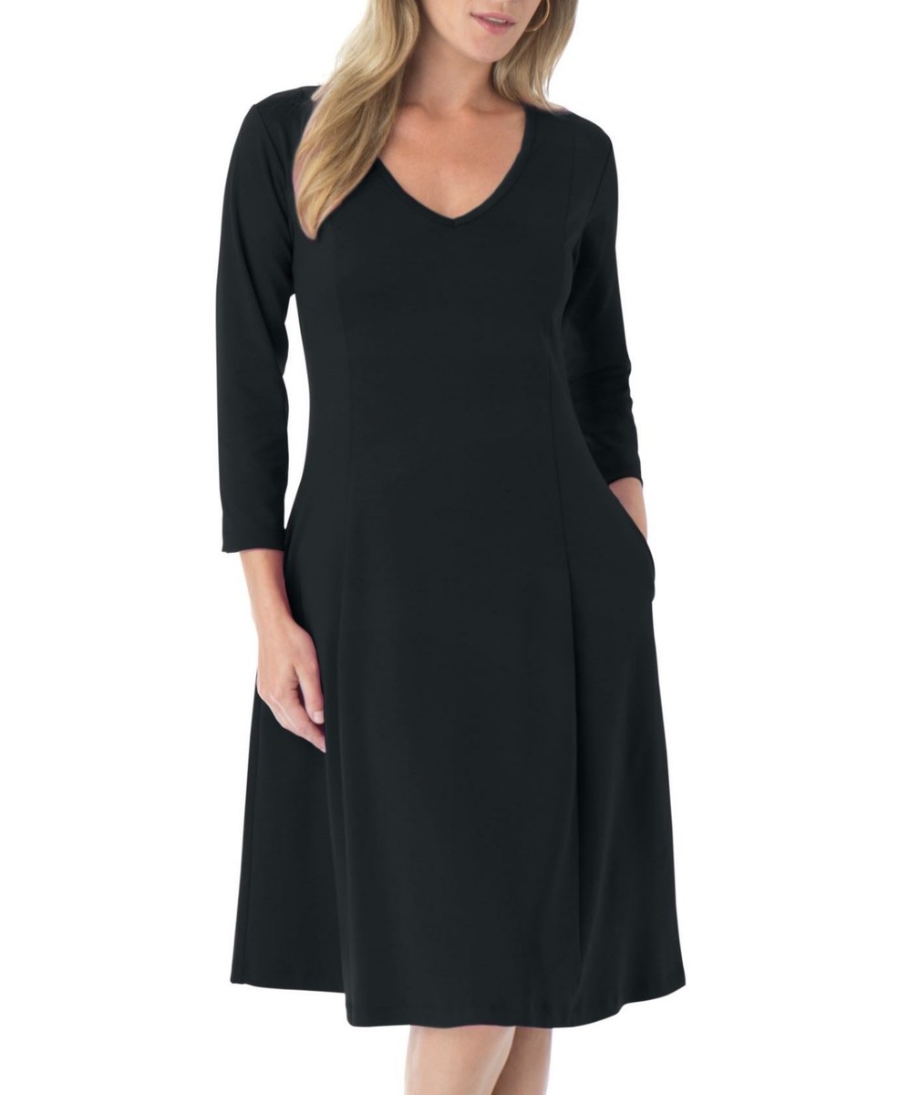 green emerald velvet dress Fit and Flare Ponte Dress with Faux Fur