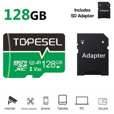 1 PCS 128GB Micro SD Card SDXC Class10 v30 Memory Card TF Memory Card for GoPro