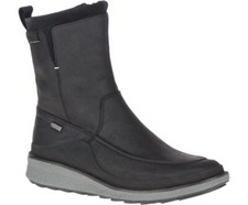 New Ladies Merrell Tremblant Ezra Pull on Boots Black Sizes 7 6.5 6 5 4 J95128