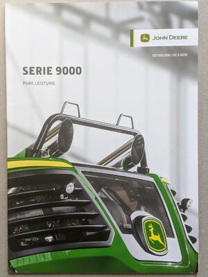 JOHN DEERE SERIE 9000 Feldhäcksker Prospekt 11/2019 Traktor Bulldog Schlepper