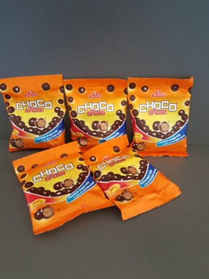 5 x Choco Stobi Vitaminka 80 g Nordmazedon Schokoladen-Dragees mit Knusperkern