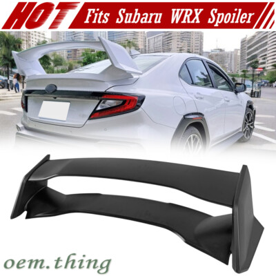Unpainted Fits Subaru WRX STI VB 5th 4D Sedan Trunk Spoiler Wing 2022-2026