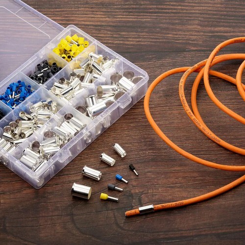 Electrical Wire Ferrule Terminal Cold Pressed Crimp Connector Kit/Plier 440/390x - Picture 7 of 20