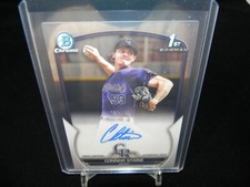 CONNOR STAINE 2023 BOWMAN CHROME 1ST PROSPECT RC AUTOGRAPH AUTO #CPA-CSE