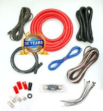 Complete 4000W 0 Gauge Red Car Amplifier Installation Wiring Kit Amp