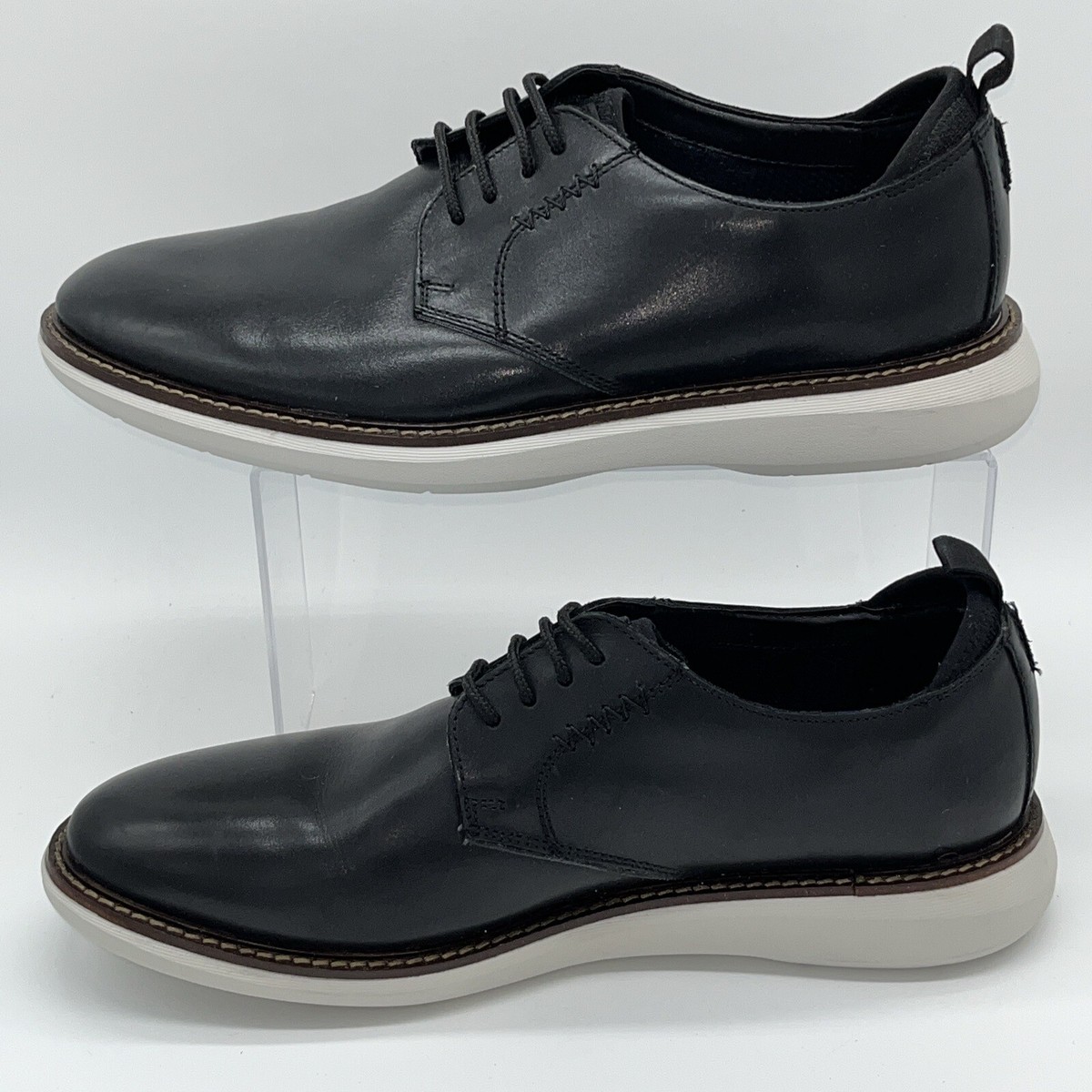 Clarks Men\'s Braxin Low Sneaker, Black Combi, 8 Clarks Brantin Low Oxford Shoes in Black Leather Men main image 4