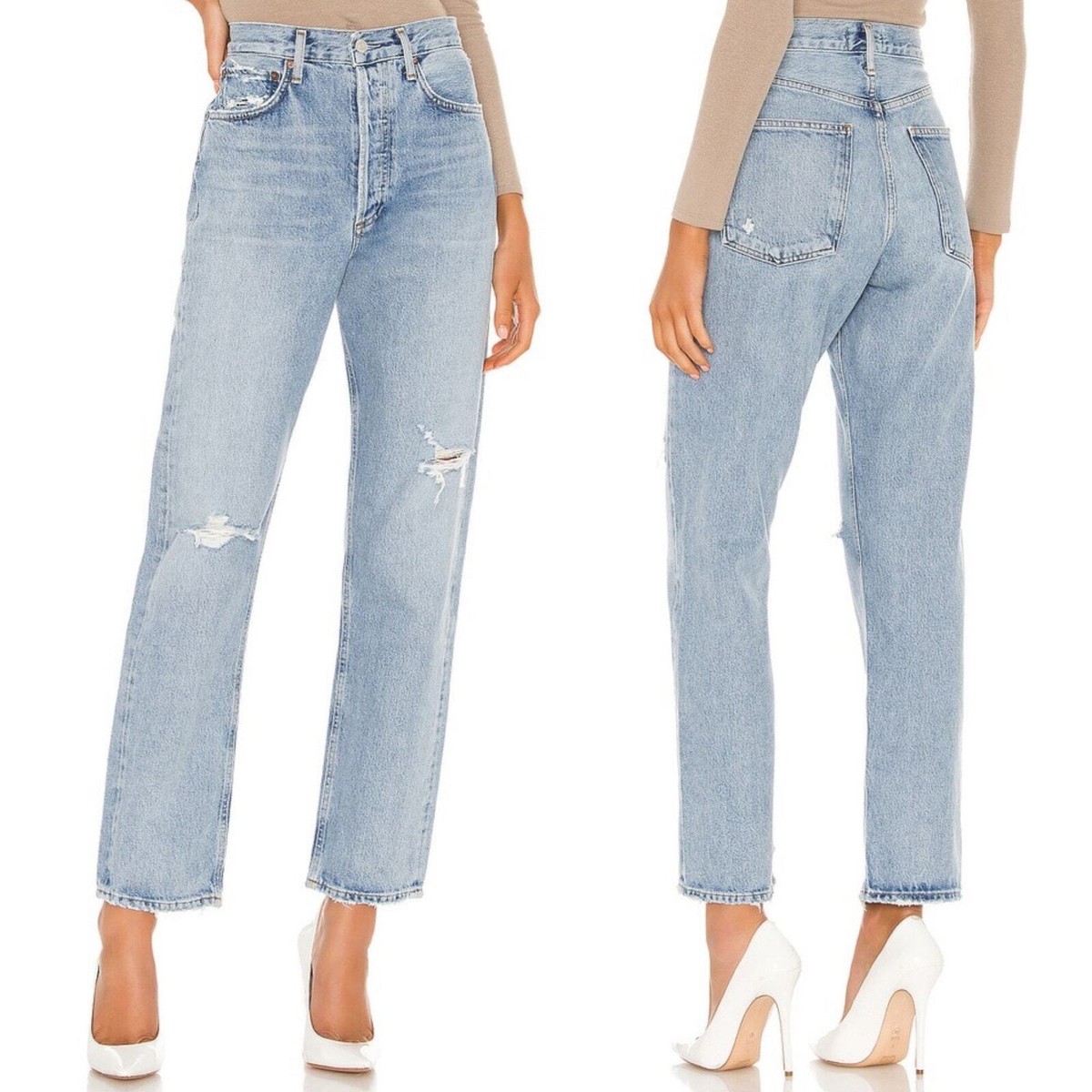 AGOLDE 90s Mid Rise Loose Fit Jeans Captured Size 24 | eBay