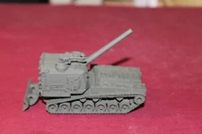 1-72ND SCALE 3D PRINTED U.S. ARMY M 55 SELF PROPELLED HOWITZER IN FIRING POSITIO
