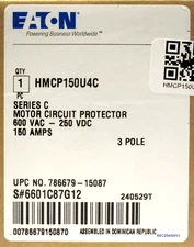 EATON CUTLER HAMMER HMCP150U4C 150 AMP Type HMCP Motor Circuit Protector