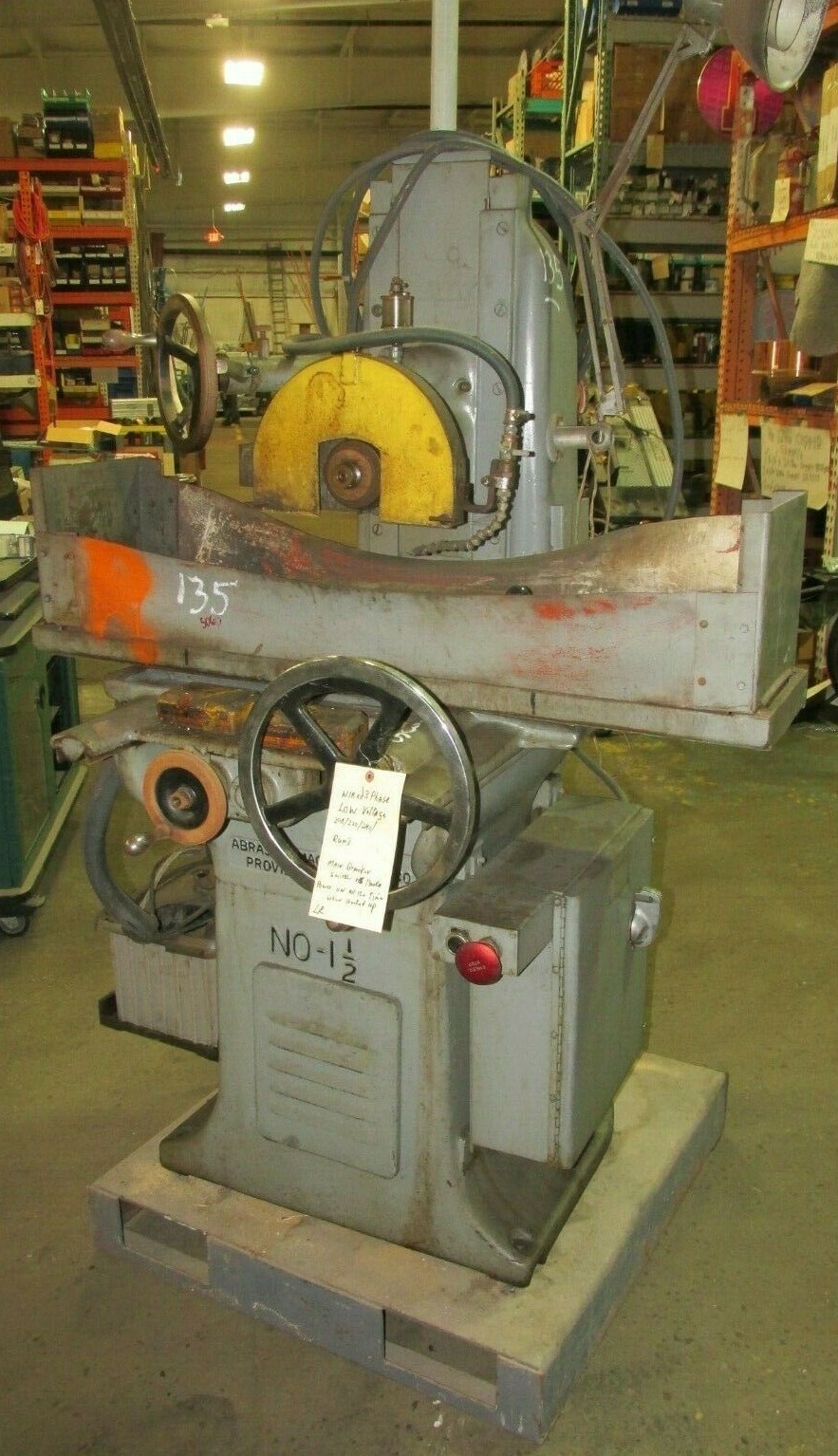 Abrasive Machine Tool Co. No. 11/2 3723LR eBay