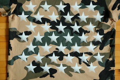 Valentino Men's Star/Camouflage Mariposa Camo Short Sleeve T-shirt