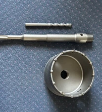 Concrete Hole Saw with 220mm Shank, 102mm Wall Hole Saw Bit Wall Opener