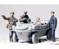 Tamiya 1/35 Wwii Fig.-Set Schwimmwagen (4) Neu - Schnell N. 35253