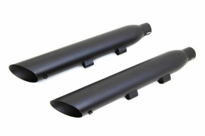 Wyatt Gatling Black Slash Tip Sip-On Muffler Set 30-0569