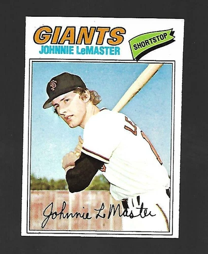 1977 Topps #151 Johnnie LeMaster San Francisco Giants VG+