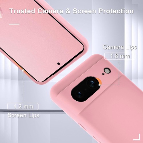 Coque Silicone Rose + 2 Verres Trempes Pour Google Pixel 8 Little Boutik© - Photo 2 sur 4