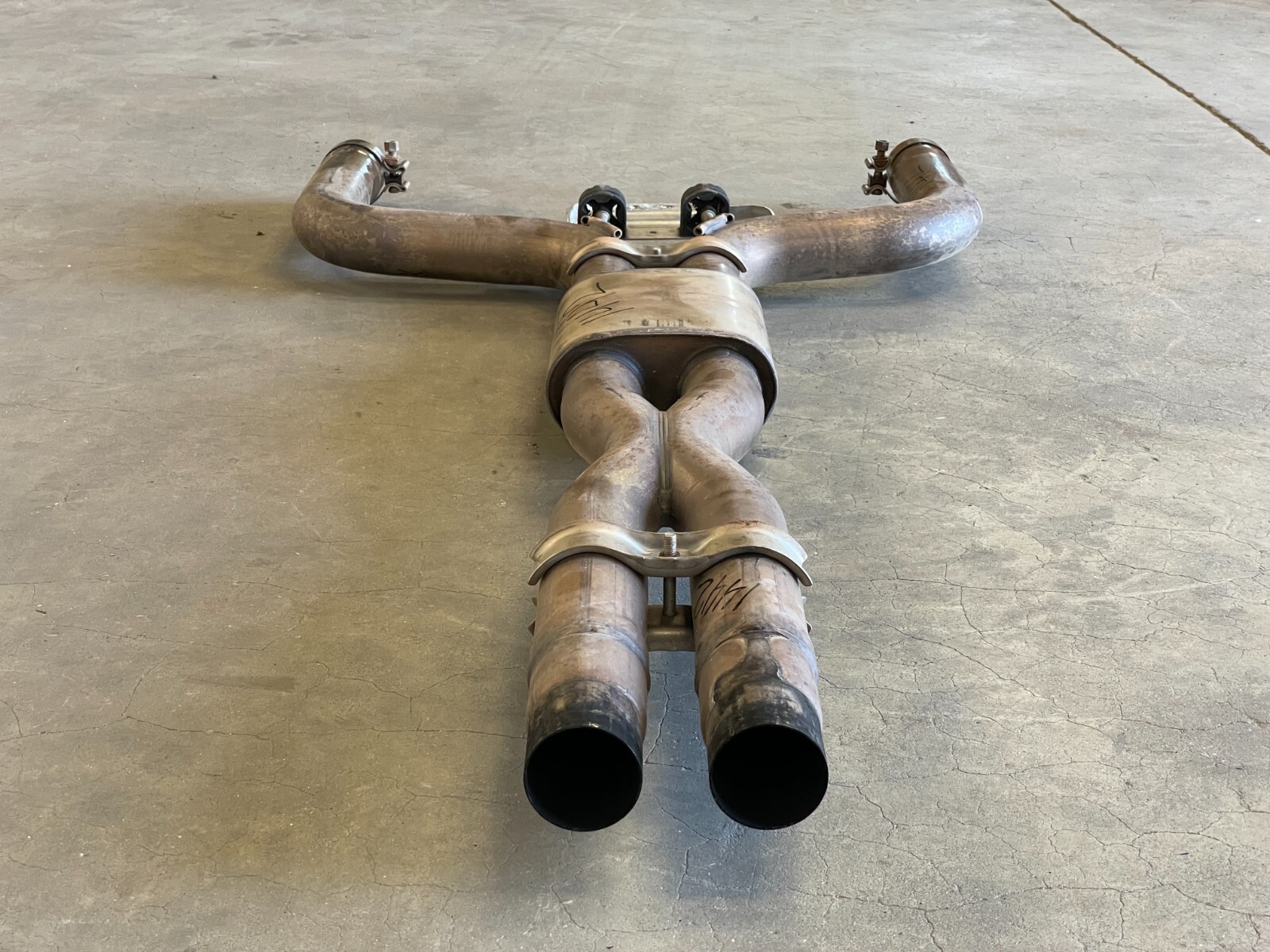 2017 2018 Maserati Levante Exhaust Resonator Pipe Tube System 3.0L 1442 OEM