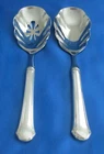 Towle Chippendale Sterling Silver Stainless Bowl Rice & Pierced Casserole Spoons