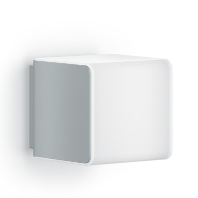 Steinel Außenleuchte L 830 SC Silber Bewegungsmelder Cube Wandleuchte Bluetooth