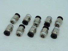 10Pcs PC4-M10 Straight Pneumatic Fitting Push Connect 3D Printer 1.75mm Filament