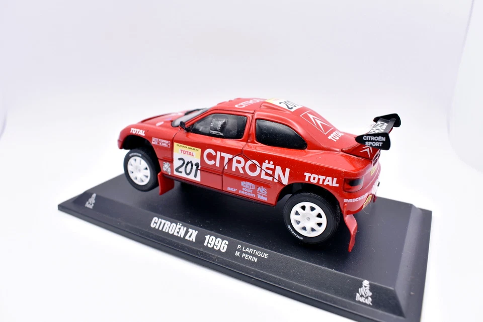 Modellino auto rally scala 1:43 Citroen ZX diecast modellismo statico collezione - Immagine 3 di 3